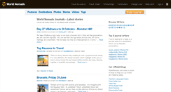 Desktop Screenshot of journals.worldnomads.com